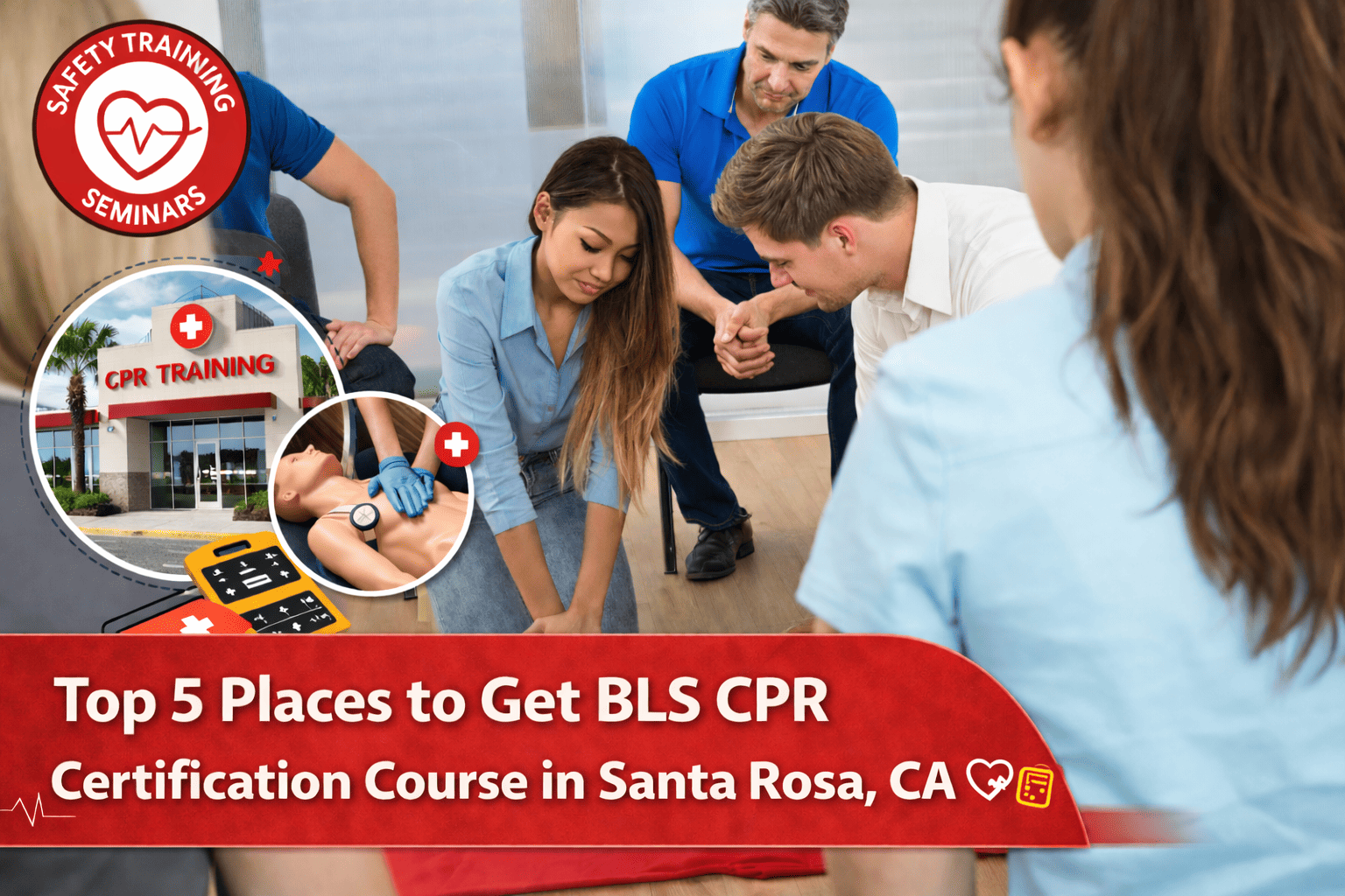 Top 5 Places to Get BLS CPR Certification Course in Santa Rosa